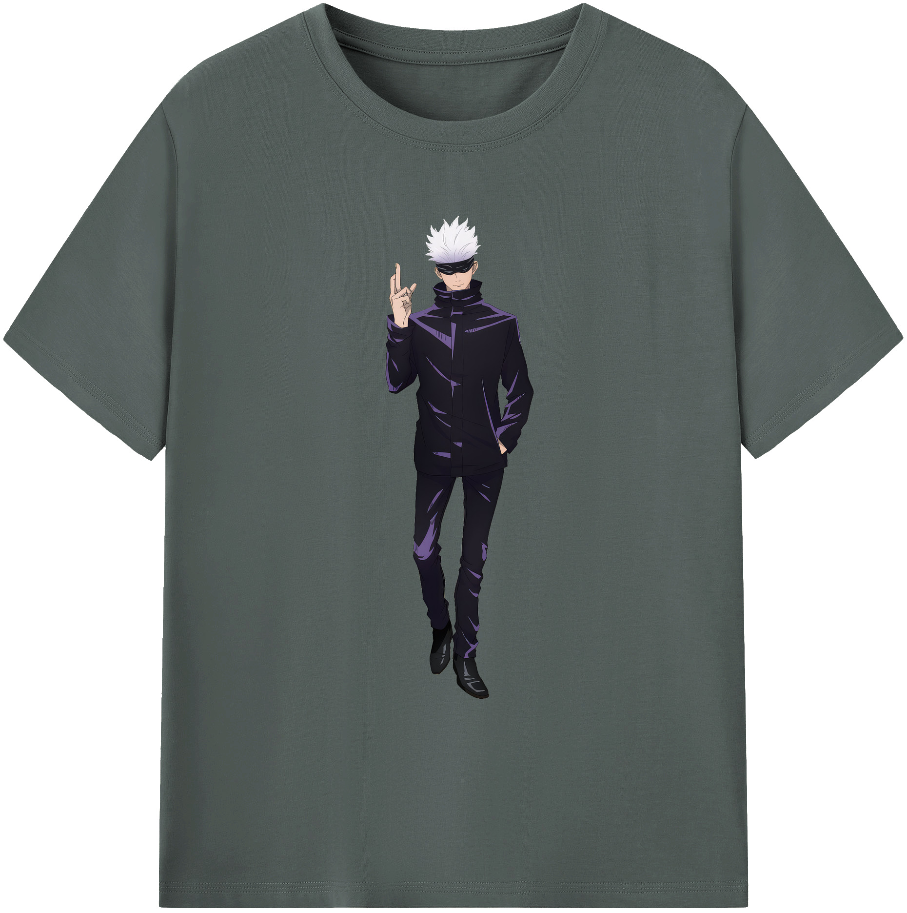 （画像用） 呪術廻戦 Jujutsu Kaisen 綿100％ メンズ半袖Tシャツ｜肌触りやわらか＆通気性